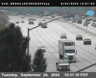 NB 805 at NB 805/5 Merge