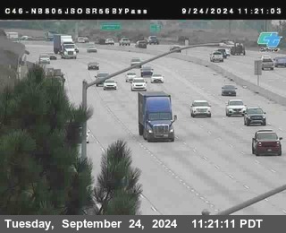 NB 805 at NB 805/5 Merge