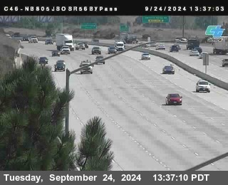 NB 805 at NB 805/5 Merge