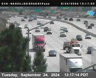 NB 805 at NB 805/5 Merge