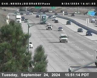 NB 805 at NB 805/5 Merge