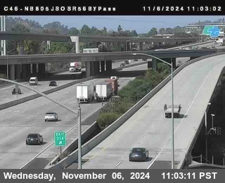 NB 805 at NB 805/5 Merge