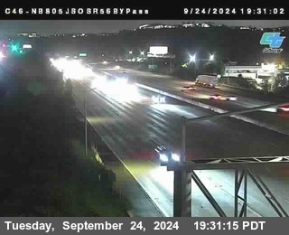 NB 805 at NB 805/5 Merge