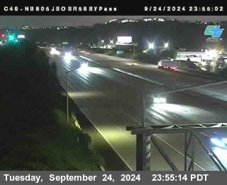 NB 805 at NB 805/5 Merge