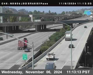 NB 805 at NB 805/5 Merge