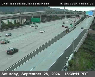 NB 805 at NB 805/5 Merge