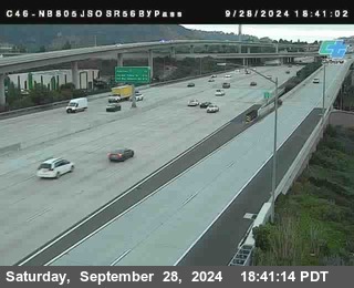 NB 805 at NB 805/5 Merge