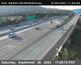 NB 805 at NB 805/5 Merge