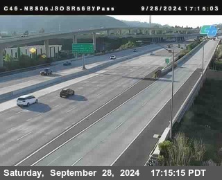 NB 805 at NB 805/5 Merge