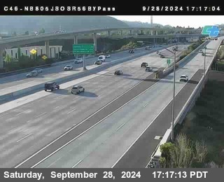 NB 805 at NB 805/5 Merge