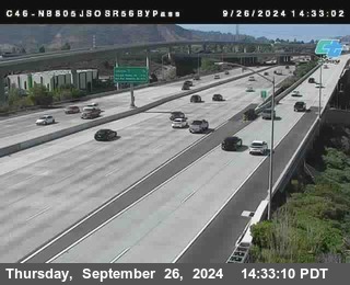 NB 805 at NB 805/5 Merge