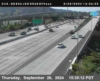 NB 805 at NB 805/5 Merge