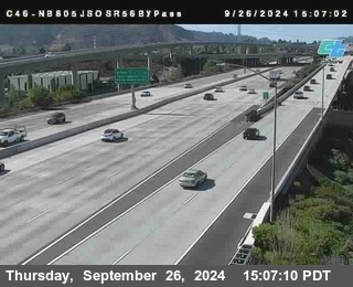 NB 805 at NB 805/5 Merge