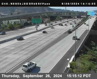 NB 805 at NB 805/5 Merge