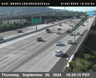 NB 805 at NB 805/5 Merge