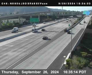 NB 805 at NB 805/5 Merge