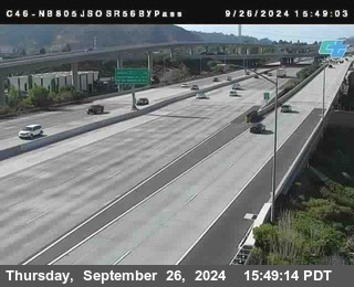 NB 805 at NB 805/5 Merge