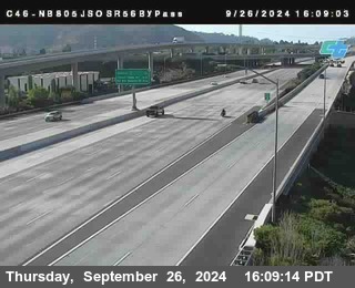 NB 805 at NB 805/5 Merge