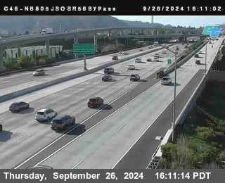 NB 805 at NB 805/5 Merge