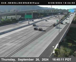 NB 805 at NB 805/5 Merge