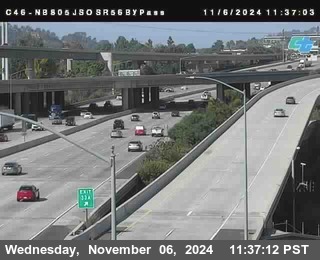 NB 805 at NB 805/5 Merge