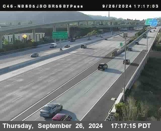 NB 805 at NB 805/5 Merge