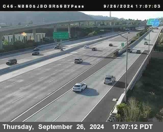 NB 805 at NB 805/5 Merge