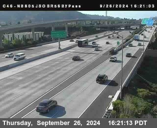 NB 805 at NB 805/5 Merge