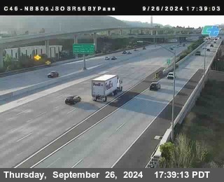 NB 805 at NB 805/5 Merge