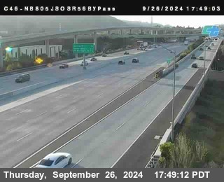 NB 805 at NB 805/5 Merge