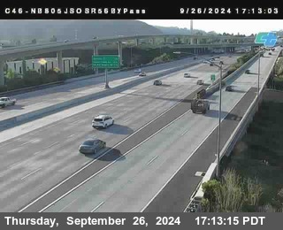 NB 805 at NB 805/5 Merge