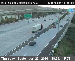 NB 805 at NB 805/5 Merge