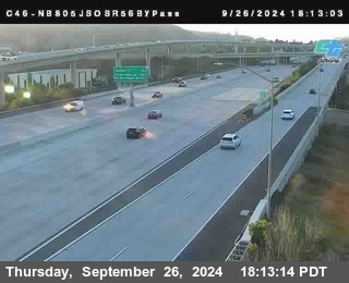 NB 805 at NB 805/5 Merge