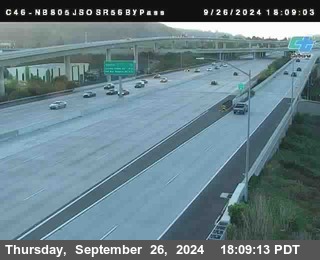 NB 805 at NB 805/5 Merge