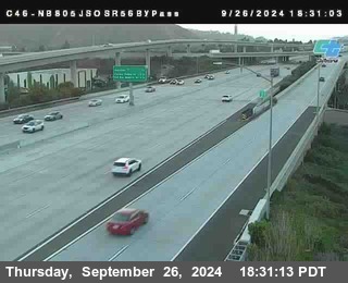 NB 805 at NB 805/5 Merge