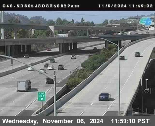 NB 805 at NB 805/5 Merge