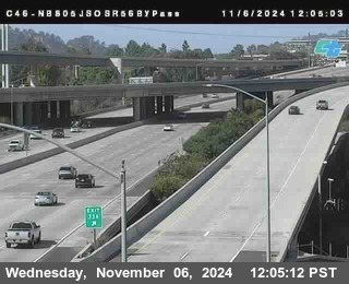 NB 805 at NB 805/5 Merge