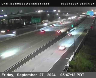 NB 805 at NB 805/5 Merge