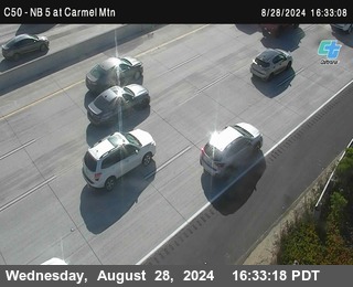 NB 5 at Carmel Mountain Rd.