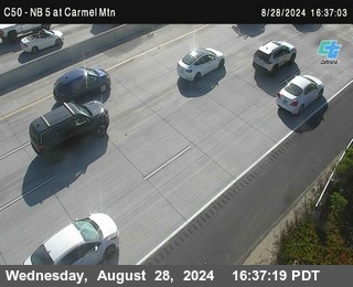 NB 5 at Carmel Mountain Rd.