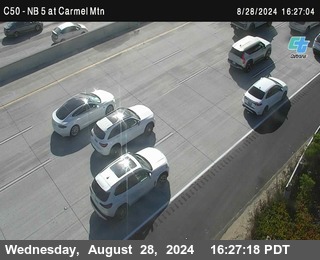 NB 5 at Carmel Mountain Rd.