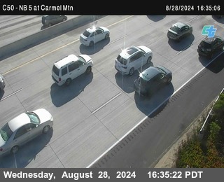 NB 5 at Carmel Mountain Rd.