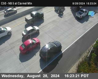 NB 5 at Carmel Mountain Rd.