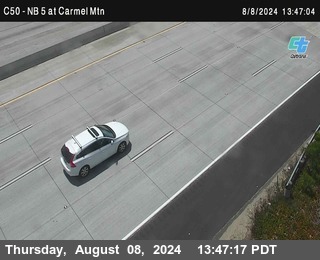 NB 5 at Carmel Mountain Rd.