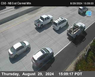 NB 5 at Carmel Mountain Rd.