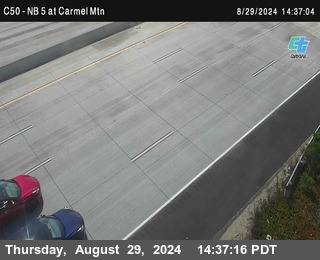 NB 5 at Carmel Mountain Rd.