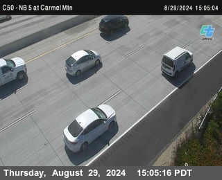 NB 5 at Carmel Mountain Rd.