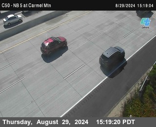 NB 5 at Carmel Mountain Rd.