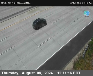 NB 5 at Carmel Mountain Rd.