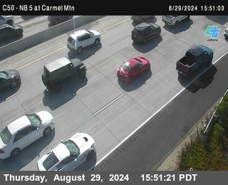 NB 5 at Carmel Mountain Rd.